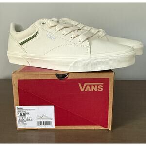 Vans Seldan Chunky Lace Ups Low Tops cream w/ hint of Green Men 10 / Women 11.5
